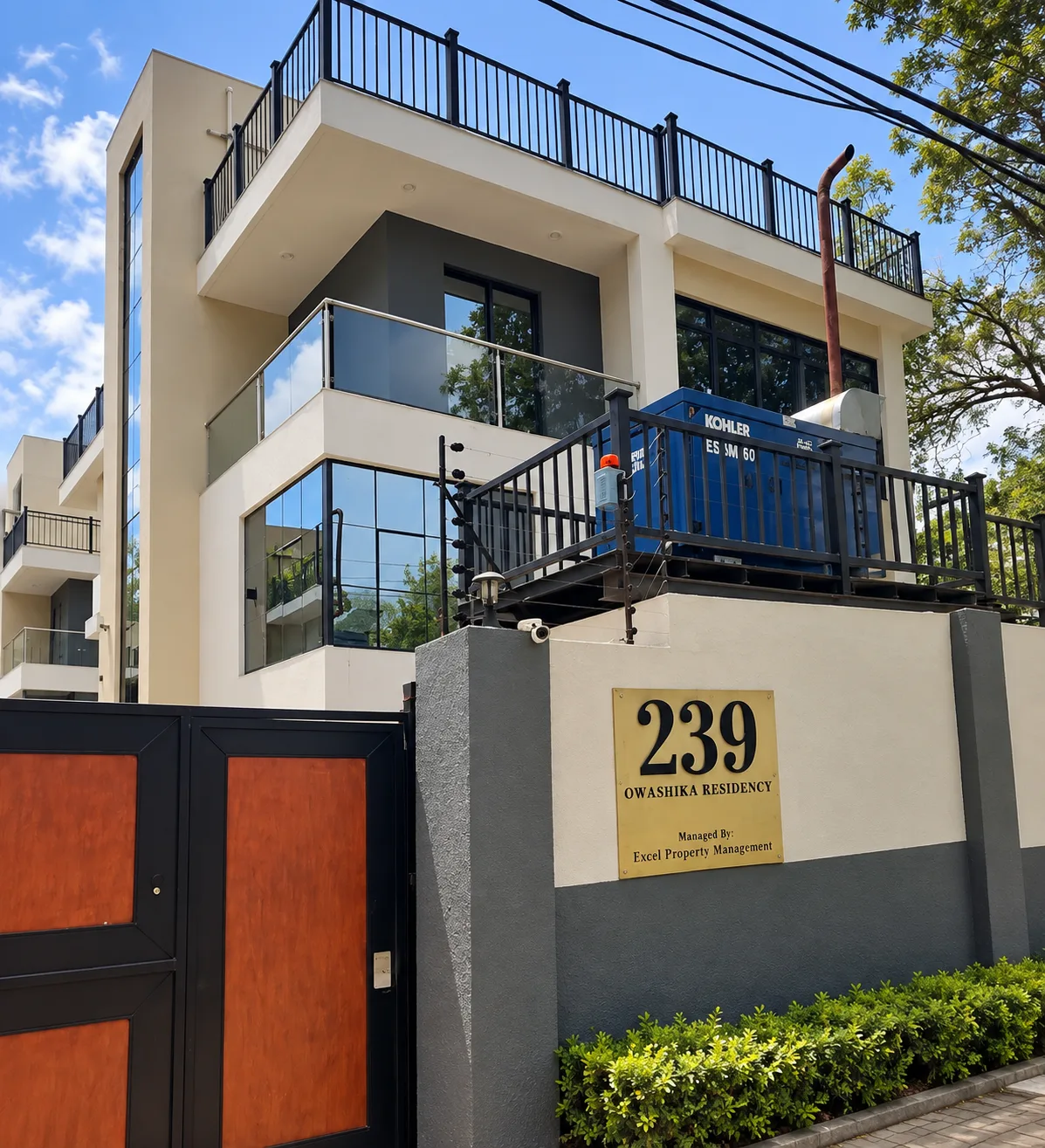Owashika Residency apartment development in Lavington