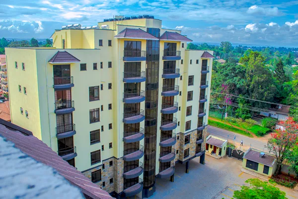 Pentagon Court apartment development in Lavington